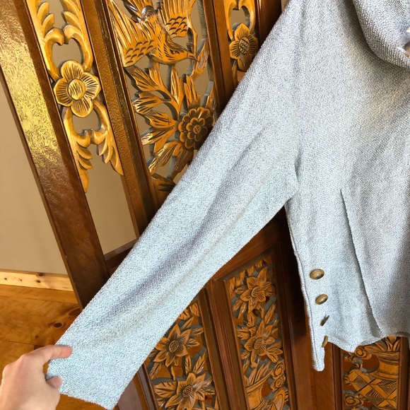 New Directions Cowl Neck Long Sleeve Sweater - Picture 5 of 8